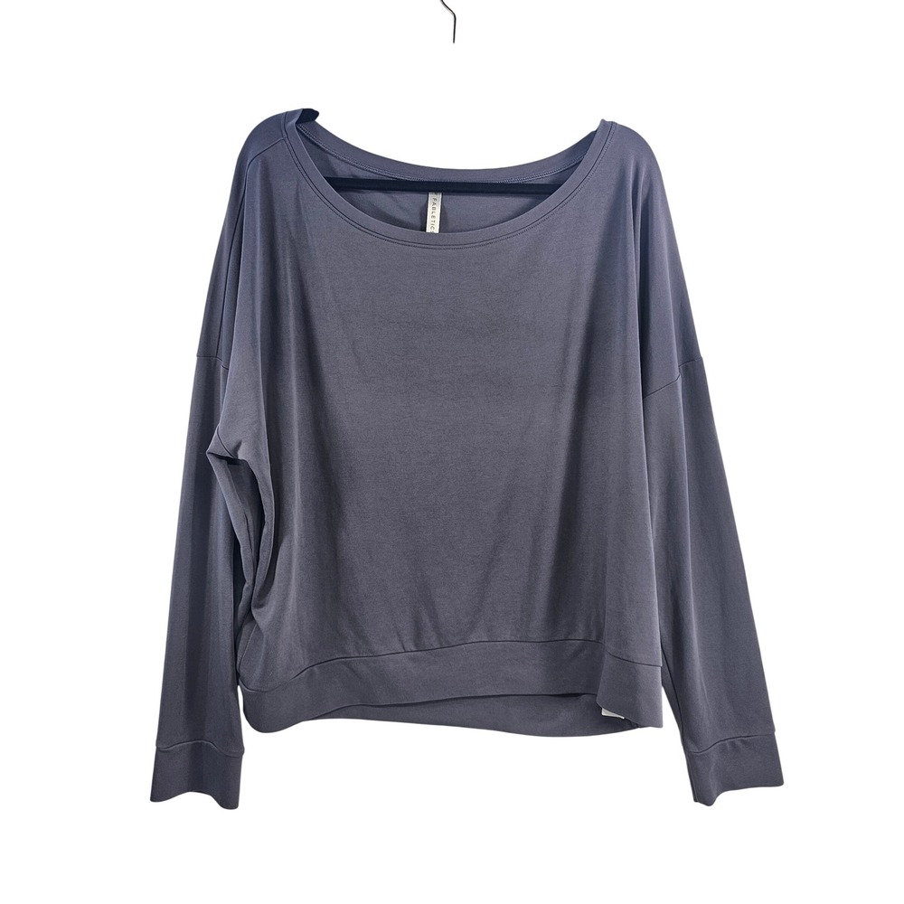 Fabletics Betty Pullover Womens Long Sleeve‎ Boat Neck Sweatshirt XL